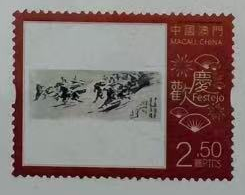 原始画册照片中的邮票图案